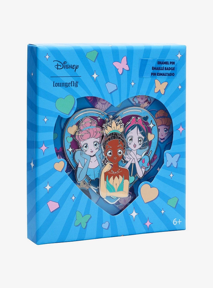 Loungefly Disney Manga Princesses Enamel Pin