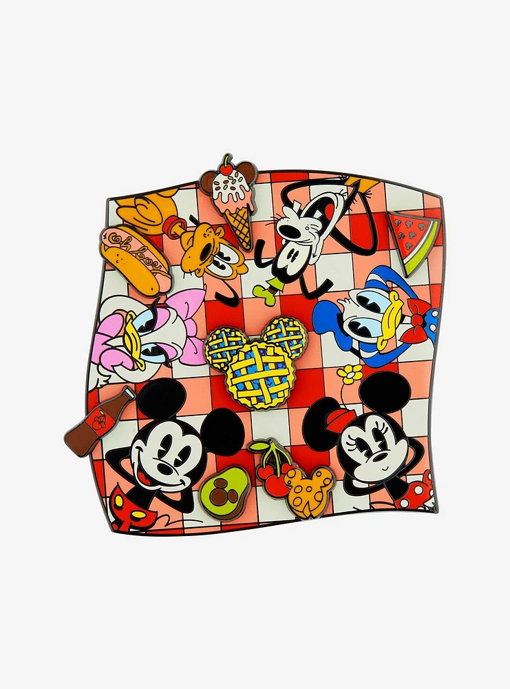 Disney Mickey Mouse And Friends Picnic Spinning 3 Inch Pin