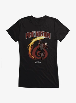 Avatar Fire Nation Girls T-Shirt