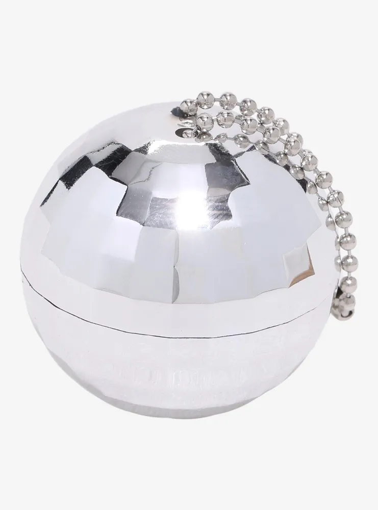 Disco Ball Lip Balm Keychain