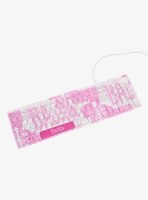 Barbie Pink Silhouette Keyboard