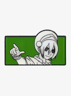 Avatar: The Last Airbender Toph Tonal Portrait Enamel Pin - BoxLunch Exclusive