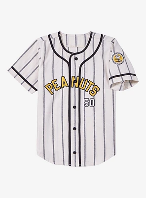 Peanuts Snoopy Pinstripe Toddler Baseball Jersey — BoxLunch Exclusive