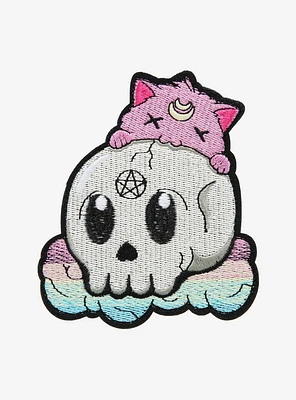 Pastel Cat & Skull Patch