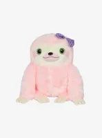 Amuse Poron Pink Sloth Plush