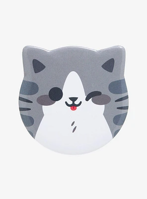 Cat Winking Figural Button