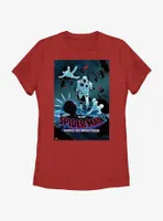 Marvel Spider-Man: Across The Spider-Verse Spot vs. Spider-Man Poster Womens T-Shirt