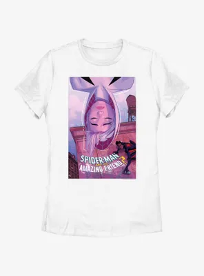 Marvel Spider-Man Spider-Gwen Amazing Friend Poster Womens T-Shirt