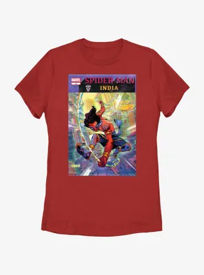 Marvel Spider-Man India Poster Womens T-Shirt