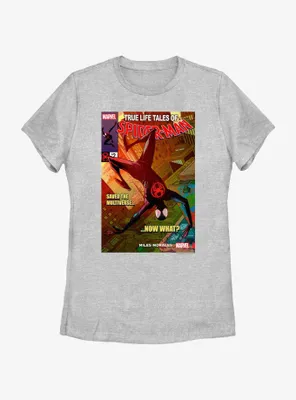 Marvel Spider-Man Miles Morales Saved The Multiverse Poster Womens T-Shirt