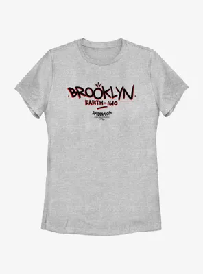 Marvel Spider-Man: Across The Spider-Verse Brooklyn Earth-1610 Womens T-Shirt