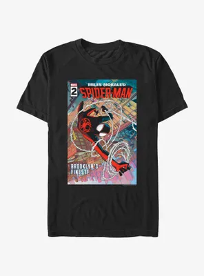 Marvel Spider-Man Miles Morales Brooklyns Finest Poster T-Shirt
