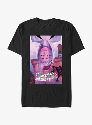 Marvel Spider-Man Spider-Gwen Amazing Friend Poster T-Shirt