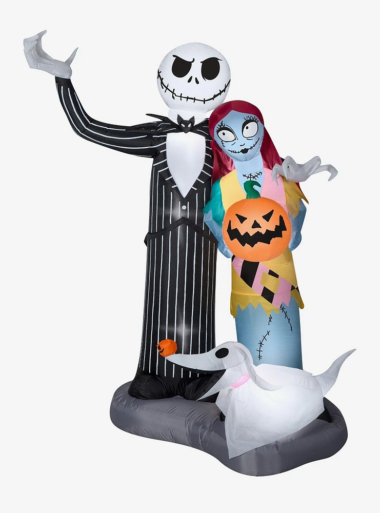 Disney Nightmare Before Christmas Jack Sally Zero Airblown