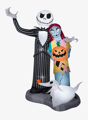 Disney Nightmare Before Christmas Jack Sally Zero Airblown