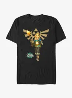 the Legend of Zelda: Tears Kingdom Zelda Crest T-Shirt