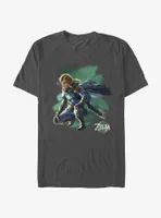 the Legend of Zelda: Tears Kingdom Link Crouch T-Shirt