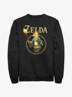 the Legend of Zelda: Tears Kingdom Zelda Badge Sweatshirt