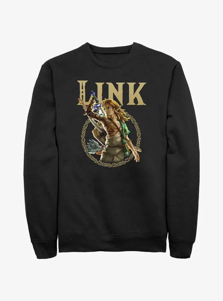 the Legend of Zelda: Tears Kingdom Link Badge Sweatshirt