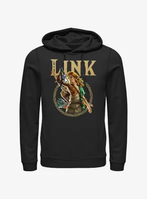 the Legend of Zelda: Tears Kingdom Link Badge Hoodie