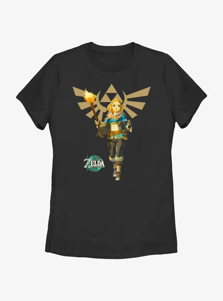 the Legend of Zelda: Tears Kingdom Zelda Crest Womens T-Shirt