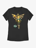 the Legend of Zelda: Tears Kingdom Zelda Crest Womens T-Shirt