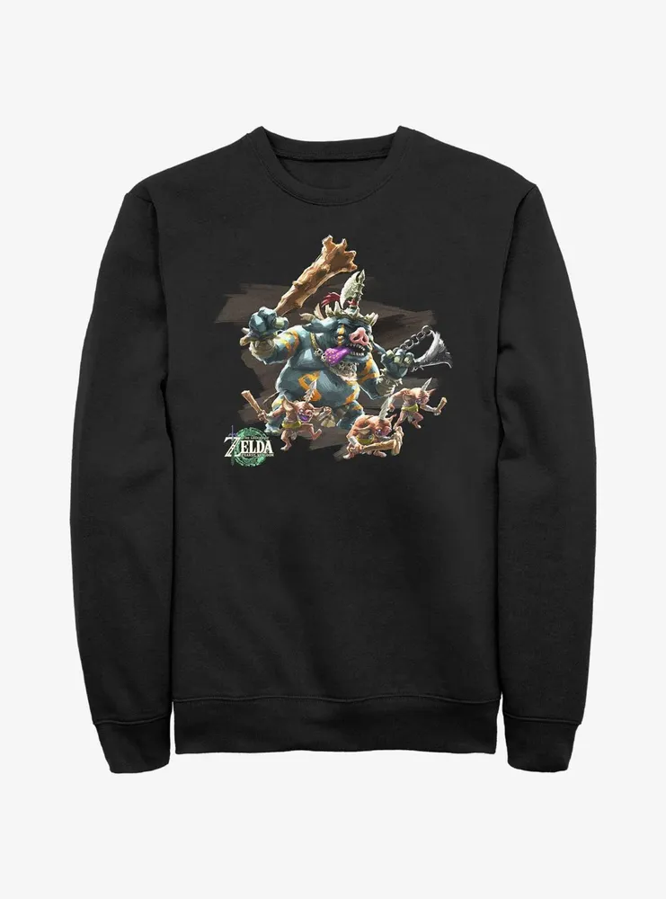 the Legend of Zelda: Tears Kingdom Bokoblin Boss Sweatshirt