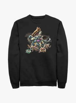 the Legend of Zelda: Tears Kingdom Bokoblin Boss Sweatshirt