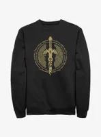 the Legend of Zelda: Tears Kingdom Master Sword Icon Sweatshirt