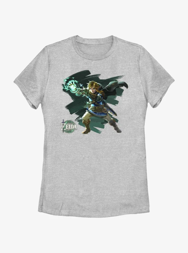 the Legend of Zelda: Tears Kingdom Painterly Link Womens T-Shirt