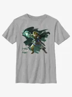 the Legend of Zelda: Tears Kingdom Painterly Link Youth T-Shirt