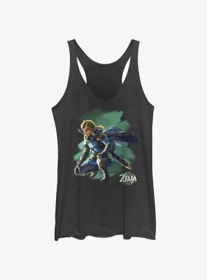 the Legend of Zelda: Tears Kingdom Link Crouch Womens Tank Top