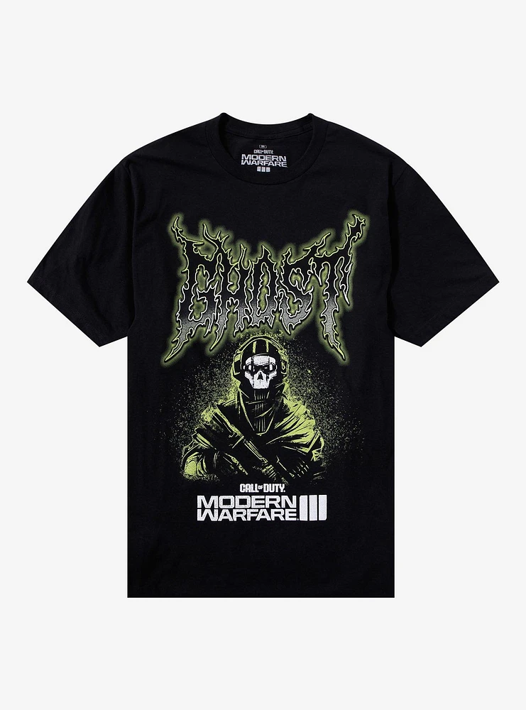 Call Of Duty: Modern Warfare III Ghost Metal T-Shirt