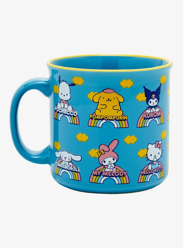 Sanrio Hello Kitty and Friends Rainbow Cloud Mug