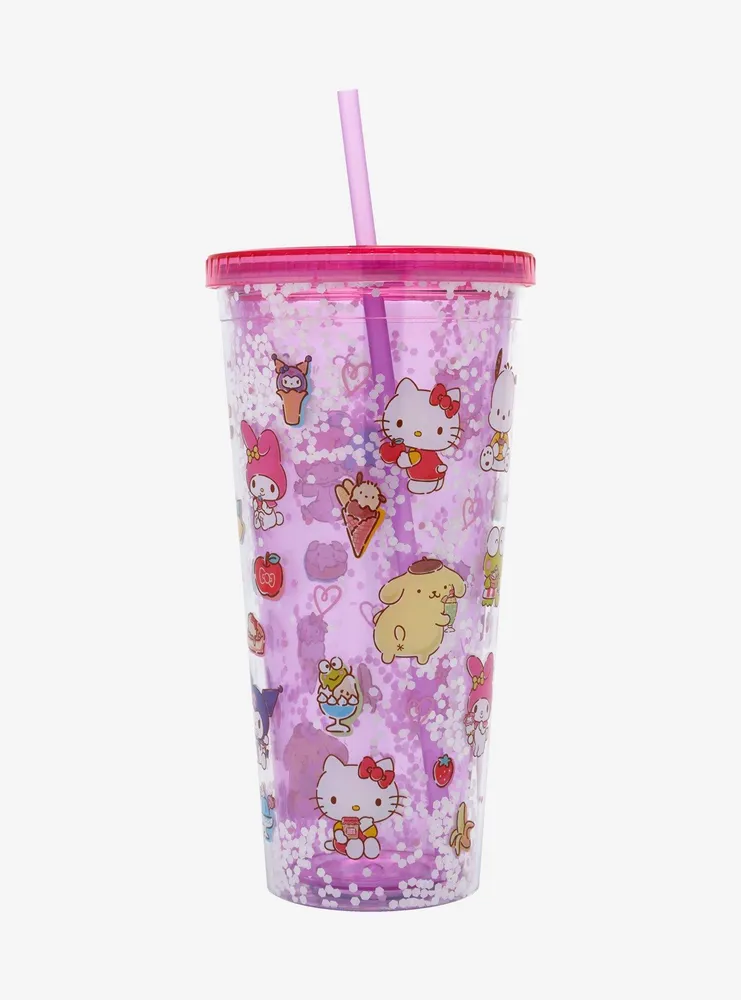 Sanrio Hello Kitty & Friends Snacks Allover Print Confetti-Filled Carnival Cup