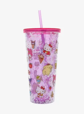 Sanrio Hello Kitty & Friends Snacks Allover Print Confetti-Filled Carnival Cup