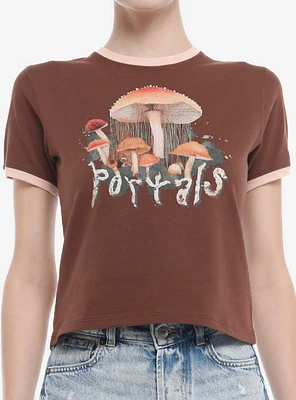 Melanie Martinez Portals Mushroom Baby Ringer T-Shirt