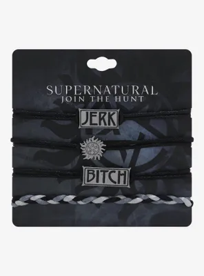 Supernatural Bitch Jerk Bracelet Cord Set