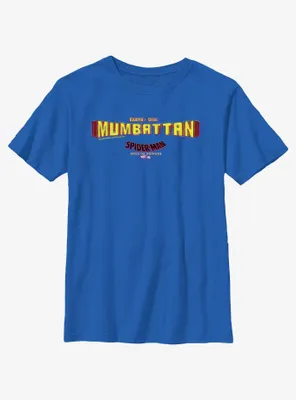 Marvel Spider-Man: Across The Spider-Verse Mumbattan Earth-50101 Youth T-Shirt