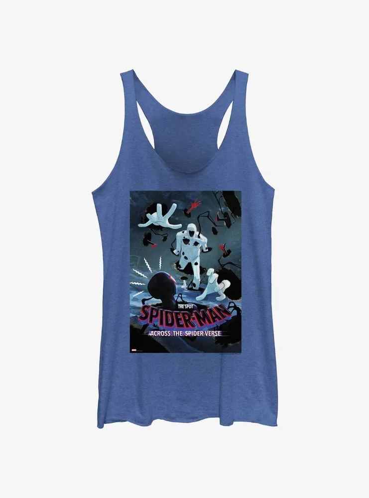 Marvel Spider-Man: Across The Spider-Verse Spot vs. Spider-Man Poster Womens Tank Top