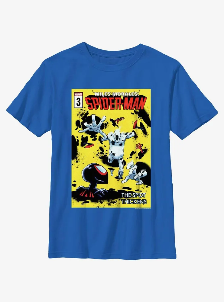 Marvel Spider-Man The Spot Thickens Poster Youth T-Shirt