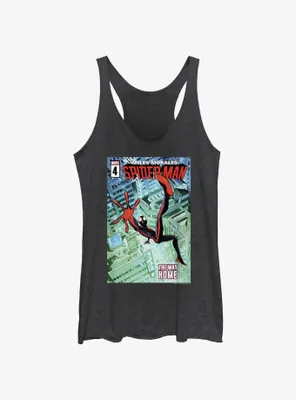 Marvel Spider-Man Miles Morales The Way Home Poster Womens Tank Top