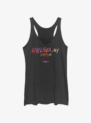 Marvel Spider-Man: Across The Spider-Verse Chelsea NY Earth-65 Womens Tank Top