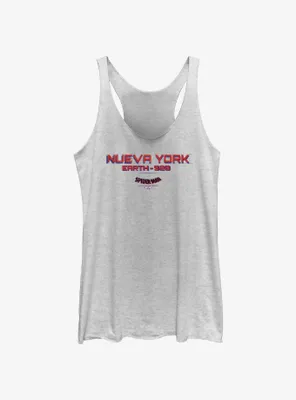 Marvel Spider-Man: Across The Spider-Verse Nueva York Earth-928 Womens Tank Top