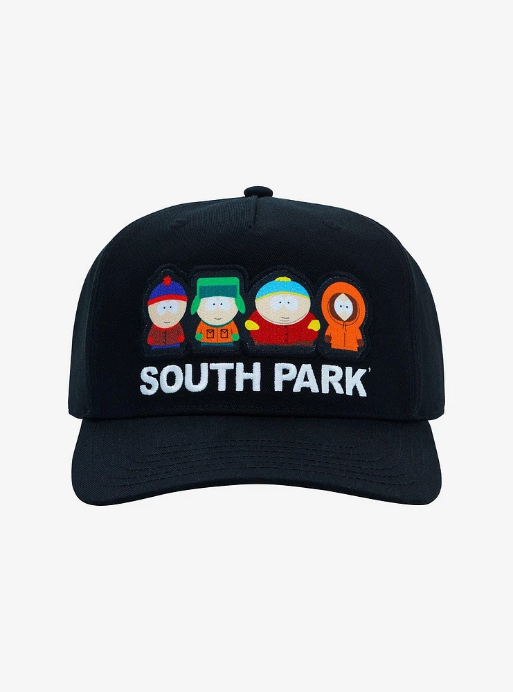 South Park Characters Embroidered Snapback Hat