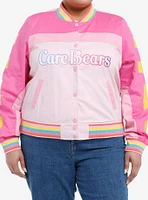 Care Bears Rainbow Varsity Girls Racing Jacket Plus