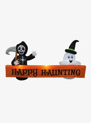 Happy Haunting Banner Inflatable Decor