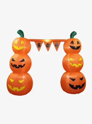 Pumpkin Banner Archway Inflatable Decor