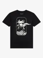 Evil Axolotl T-Shirt By Vertebrae33