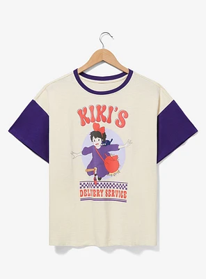 Studio Ghibli Kiki's Delivery Service Color Block Sleeve T-Shirt — BoxLunch Exclusive